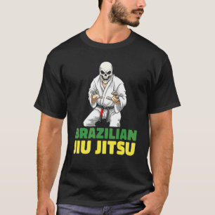 Bjj Skeleton Brazilian Jiu Jitsu And Grappling T-Shirt