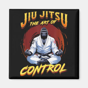 BJJ The Art Of Control - Big Grappling Jiu Jitsu Magnet
