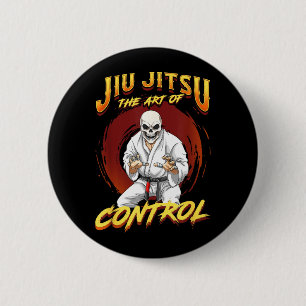 BJJ The Art Of Control - Grappling Jiu Jitsu 6 Cm Round Badge