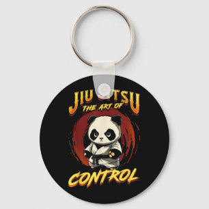 BJJ The Art Of Control - Grappling Jiu Jitsu Panda Key Ring