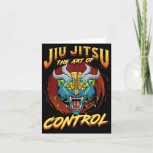 BJJ The Art Of Control - Grappling Jiu Jitsu Tiger Card