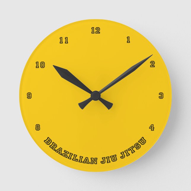 BJJ Wall Clock (Front)