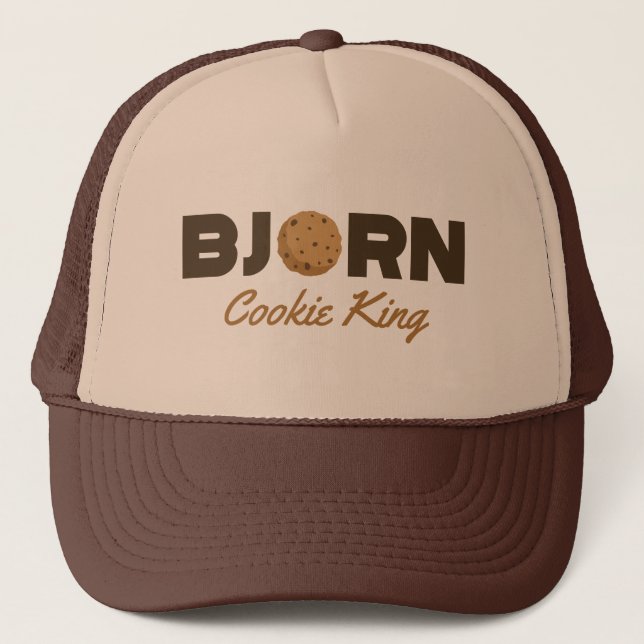 Bjorn cookie King Trucker Hat (Front)