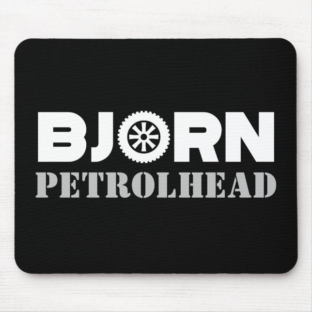 Bjorn Petrol Head Mouse Pad (Front)
