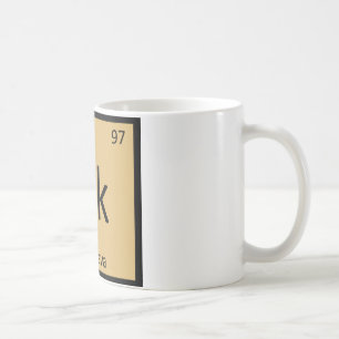 Bk - Baklava Greek Chemistry Periodic Table Symbol Coffee Mug
