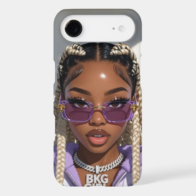 BKG Custom Monogram Glamour Girly iPhone 17 Air Ca (Back)