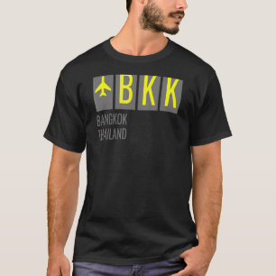 Bkk Bangkok Thailand Airport Code T-Shirt