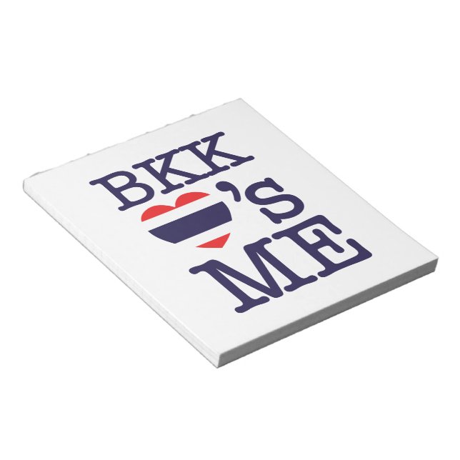 BKK LOVE'S ME NOTEPAD (Angled)