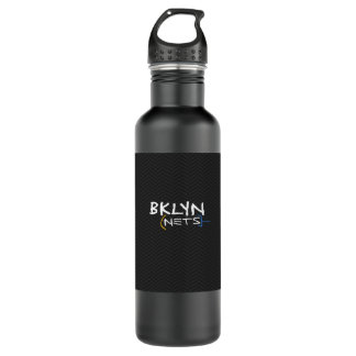 BKLYN NETS - Brooklyn Basketball Pattern 710 Ml Water Bottle