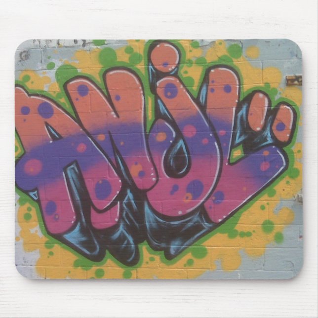 bklyn we go hard mouse pad (Front)