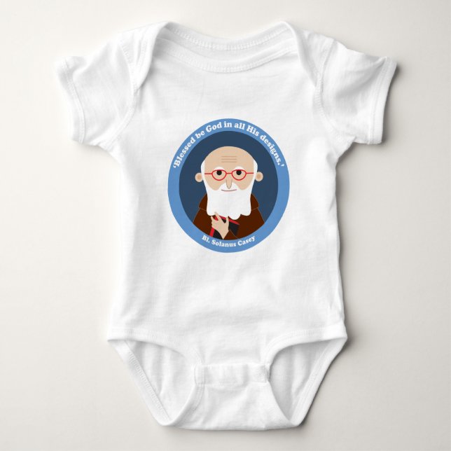 Bl. Solanus Casey Baby Bodysuit (Front)