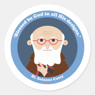 Bl. Solanus Casey Classic Round Sticker