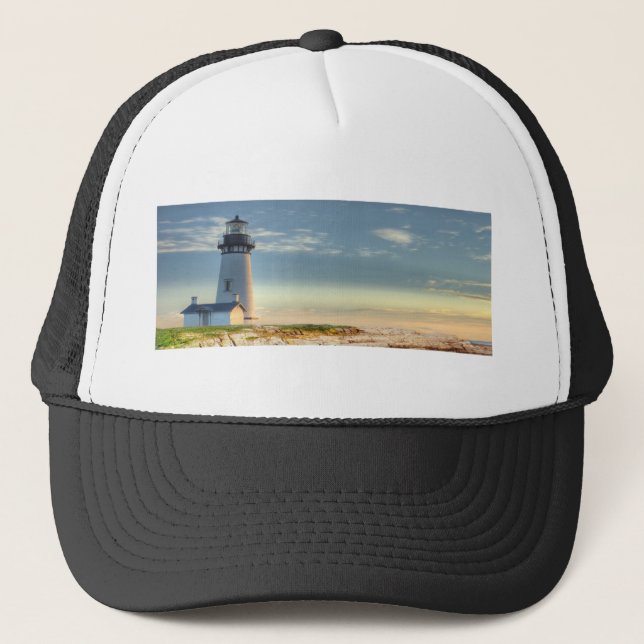 BLA02 Lighthouse 2.tif Trucker Hat (Front)
