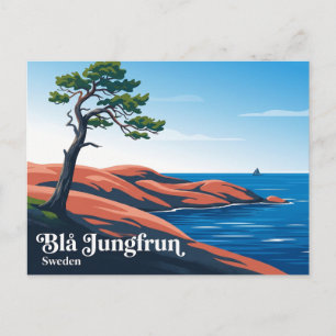 Blå Jungfrun National Park Sweden Postcard