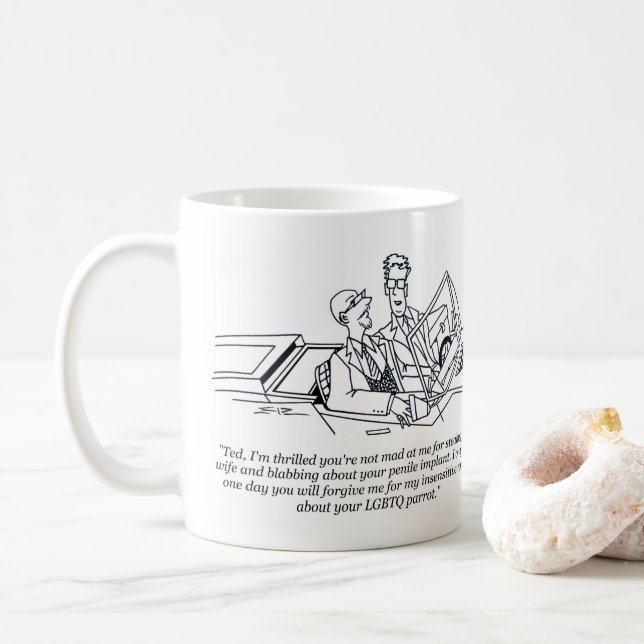 Blabbing mug (With Donut)