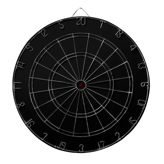 Black #000000, Gravel Dartboard (Front)
