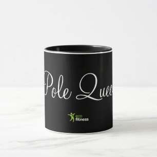 Black 11 oz Mug Eco Fitness Pole Queen