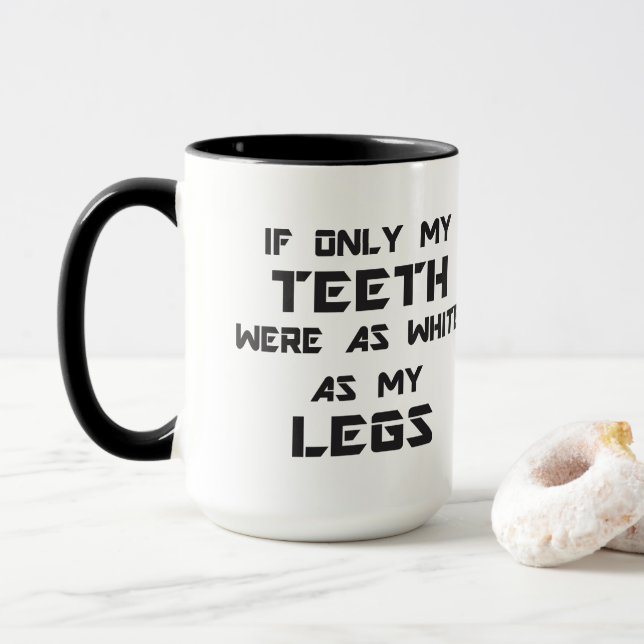 Black 15 oz Combo Mug (With Donut)
