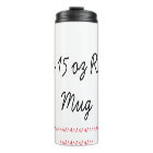 Black 15 oz Ringer Mug