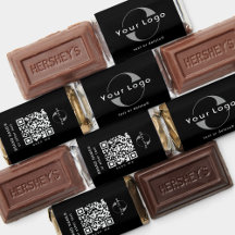 Black 2sided Logo & QR code Business Promotional