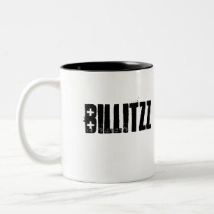 Black 325 ml Two-Tone Mug - Bilzy tube
