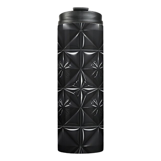 Black 3D Matrix Thermal Tumbler (Front)
