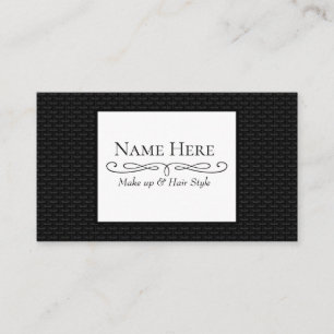 Black 3D mesh Business Card