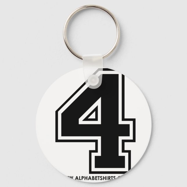 Black 4 key ring (Front)