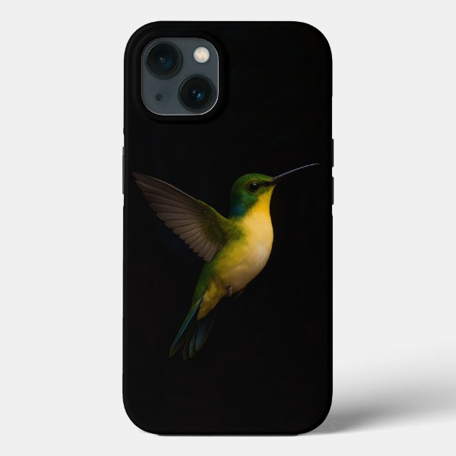 Black 4 Luxe Apple iPhone 13 Case Flying Bird (Back)