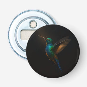 Black 4 Luxe bottle opener with Hummingbird Flying