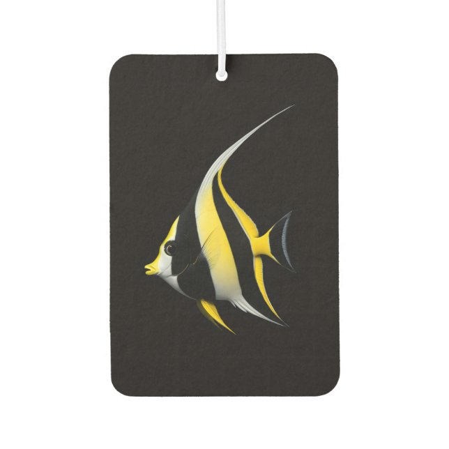 Black 4 Luxe Car Air Fresheners, Moorish Idol Freshener (Front)