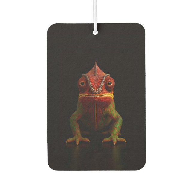 Black 4 Luxe Car Air Fresheners, Panther Chameleon Freshener (Front)