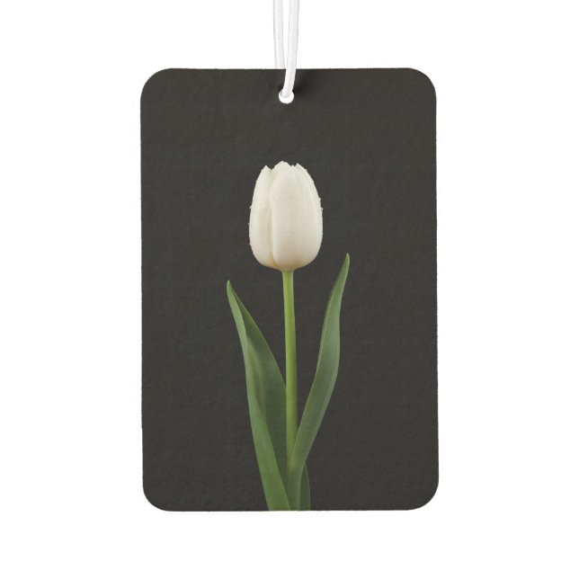 Black 4 Luxe Car Air Fresheners Pearl White Tulip (Back)