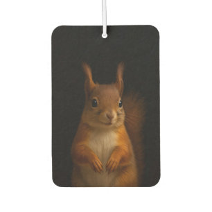 Black 4 Luxe Car Air Fresheners, Red Squirrel Freshener