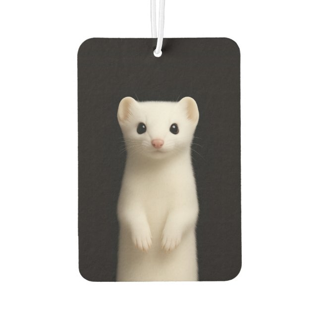 Black 4 Luxe Car Air Fresheners, Stylish Ermine Freshener (Back)