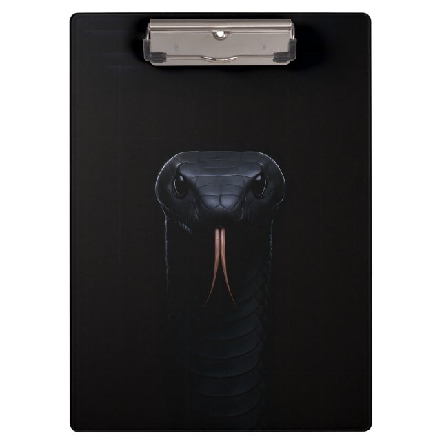 Black 4 Luxe Clipboard, Black Mamba Clipboard (Front)