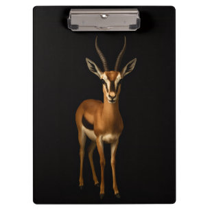 Black 4 Luxe Clipboard, Elegant Gazella Clipboard