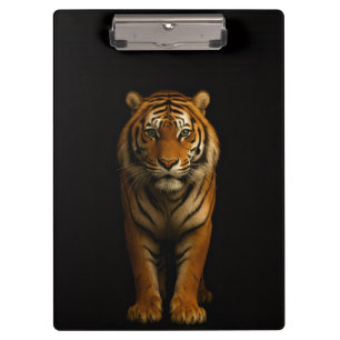 Black 4 Luxe Clipboard, Noble Tiger Clipboard