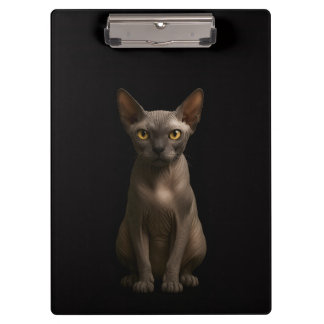 Black 4 Luxe Clipboard, Sphynx Cat Clipboard
