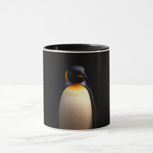 Black 4 Luxe Combo Mug with Emperor Penguin