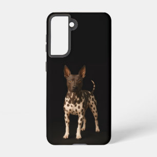 Black 4 Luxe Galaxy S21 Case, Hairless Terrier Samsung Galaxy Case