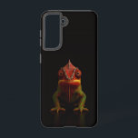 Black 4 Luxe  Galaxy S21 Case, Panther Chameleon Samsung Galaxy Case<br><div class="desc">Add a touch of radiant tropical artistry to your everyday tech with our Black 4 Luxe Galaxy S21 Case featuring the mesmerising Panther Chameleon (*Furcifer pardalis*). Set against a flawless glossy black background, this stunning reptile glows with vivid hues of emerald green, ruby red, and golden orange — each scale...</div>