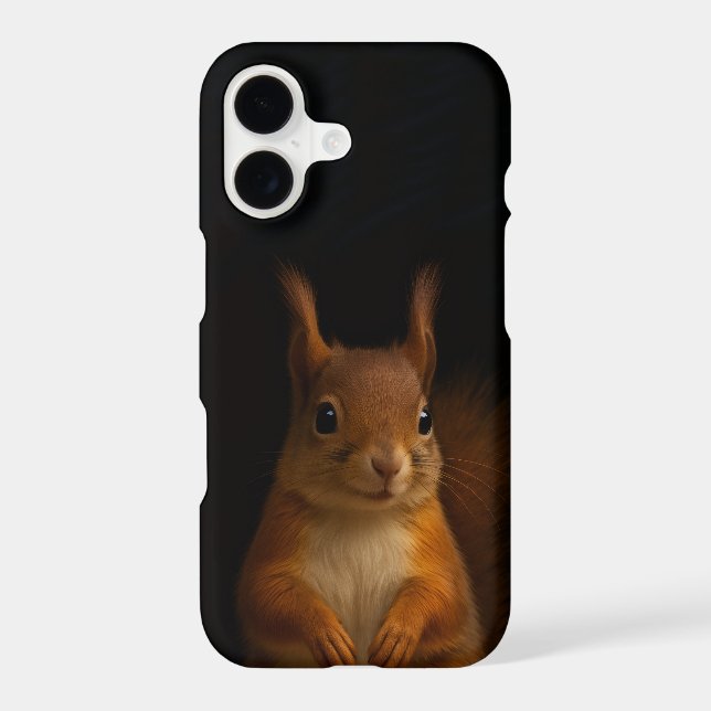 Black 4 Luxe Galaxy S21 Case, Red Squirrel Samsung Galaxy S21 Case (Back)