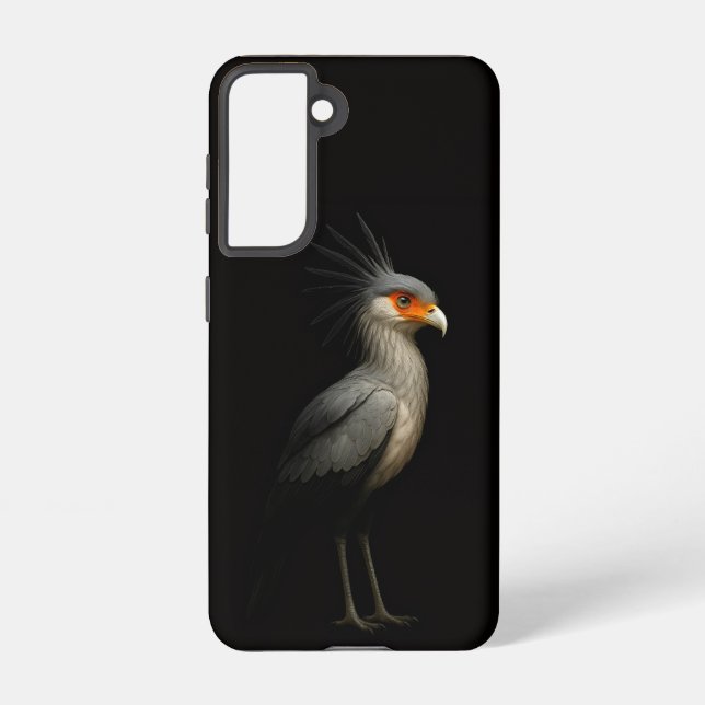 Black 4 Luxe  Galaxy S21 Case, Secretarybird Samsung Galaxy S21 Case (Back)