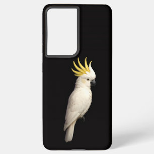 Black 4 Luxe Galaxy S21 Plus, Crested Cockatoo Samsung Galaxy Case