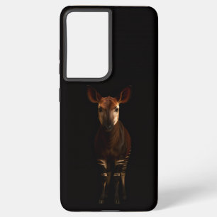Black 4 Luxe Galaxy S21 Plus, Forest Okapi Samsung Galaxy Case