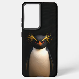 Black 4 Luxe Galaxy S21 Plus, Rockhopper Penguin Samsung Galaxy Case