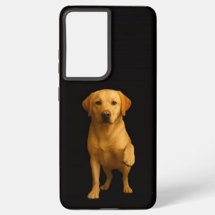 Black 4 Luxe Galaxy S21 Plus, Tender Labrador Samsung Galaxy Case
