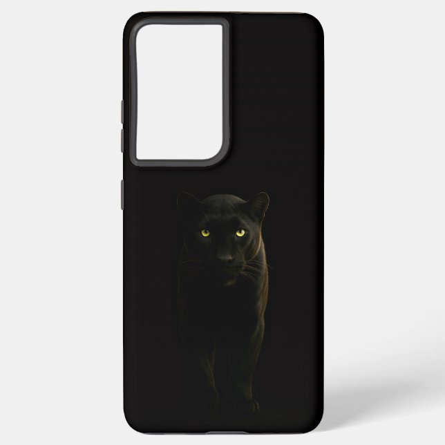 Black 4 Luxe Galaxy S21 Ultra, Black Panther Samsung Galaxy S21 Ultra Case (Back)