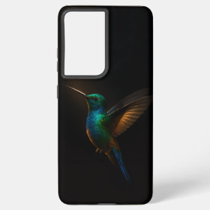 Black 4 Luxe Galaxy S21 Ultra Case, Flying Bird Samsung Galaxy Case